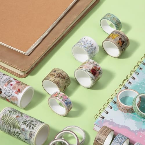 Mr. Pen- Washi Tape Set, 24 Rolls, Assorted Sizes, 3.2 Yards/Roll - Image 7