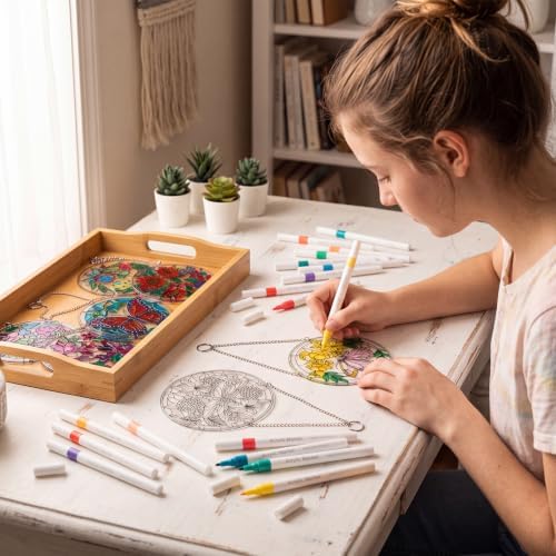 36 Pcs Suncatchers Crafts Kit DIY Paint Art,Insect - Image 7