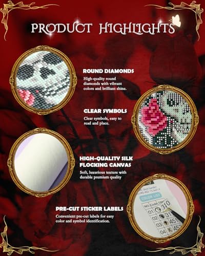 forever young Vowed Heart Minigem Horror Diamond Painting Kits for Adults - Image 3