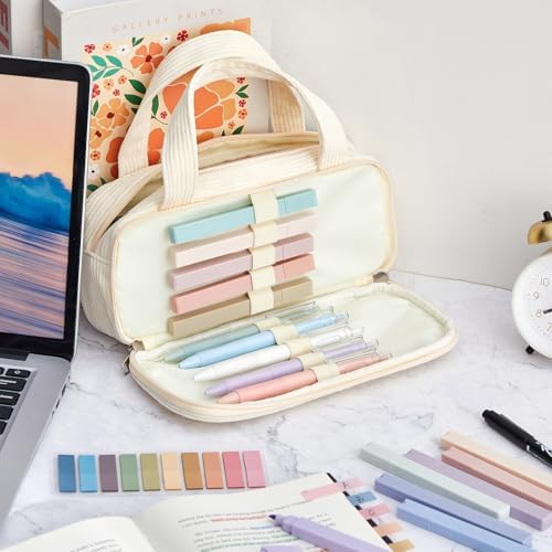 Jutom 39 Pcs Aesthetic Book Annotation Kit,White,Classic Style - Image 2