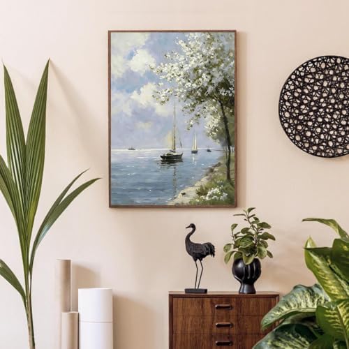 Retro sailboat Diamond Art Kits for Adult Diamond Painting Kit for Beginner - Image 3