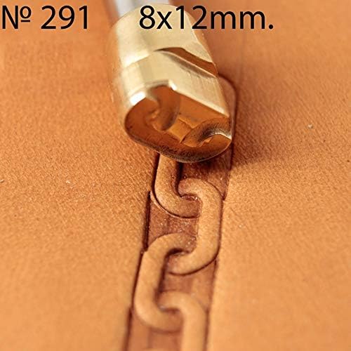 DandS ltd Leather Stamp Tool, Chain, Professional Steel Craft Tool for Leatherworking, Embossing, Carving & Stamping Leather Projects, Belts Wallets & DIY Projects Compatible with Mallet #291