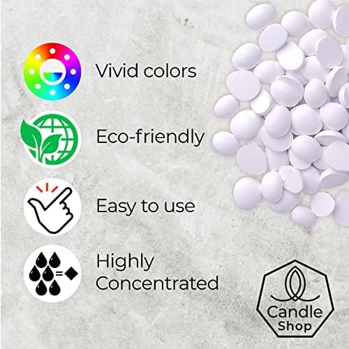 White Candle Dye 2 oz for Soy Candle Making – Wax Color Chips - Image 2