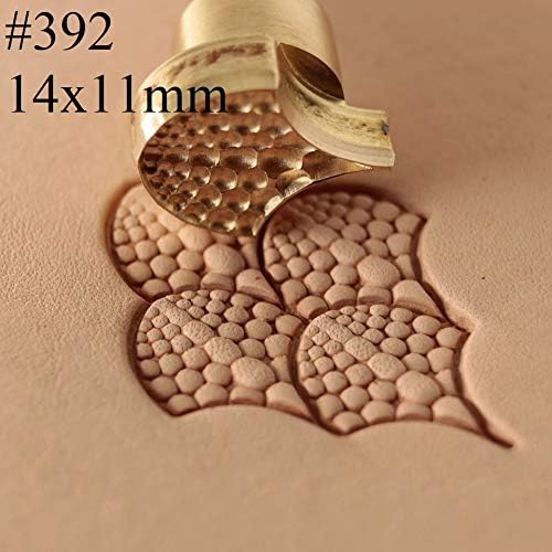 DandS ltd Leather Stamp Tool Kit, Dragon Scale, Professional Steel Craft Tool for Leatherworking, Embossing, Carving & Stamping Leather Projects, Belts & DIY Projects Compatible with Mallet #392KIT
