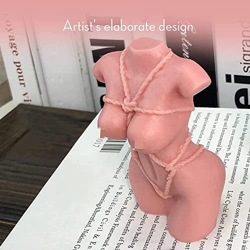 Candle Molds - Silicone Mold for Candles Making, DIY 3D Moulds for Soy Wax, Beeswax, Scented Candle, Valentine's Day Gifts (Body) - Image 3