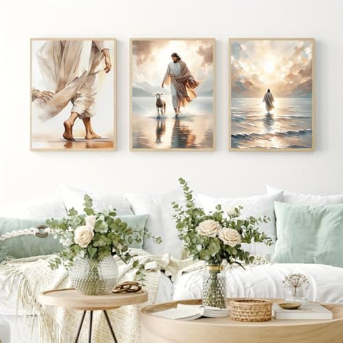 3pack Jesus Diamond Art Kits for Adult Diamond Painting Kit for Beginner - Image 2