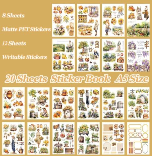 500PCS Stickers for Scrapbooking Supplies,Fall Sticker Book for Journaling - Image 2