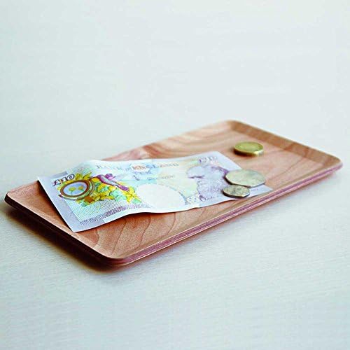 KINTO 45160 Non-Slip Tray, 8.7 x 4.7 inches (220 x 120 mm), Teak Wooden Tray - Image 3