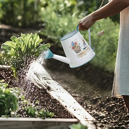 Small Metal Watering Can for Indoor & Outdoor Plants Garden Decor - Image 5