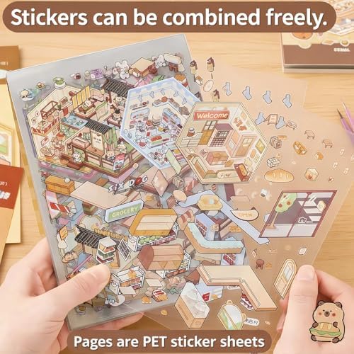 3D Sticker Scene Book – 20 Sets DIY Scene Collection - Image 6
