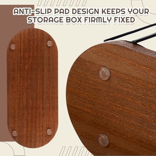 Geelin 18oz Adjustable Coffee Cup Dispenser with Wooden Base, Cup and Lid Holder, Cups Holder Organizer for Coffee Pod Straw and Lid Storage(2-Compartment Single,Color 1) - Image 5