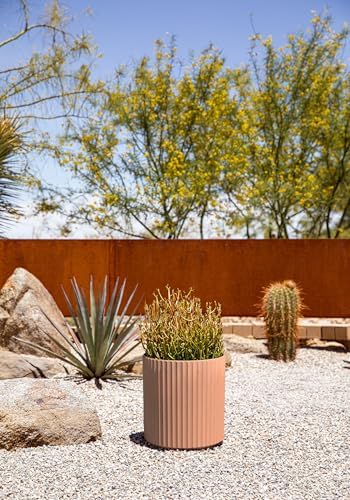 Veradek Demi Series Planter - Large Round Outdoor Planter - Image 4