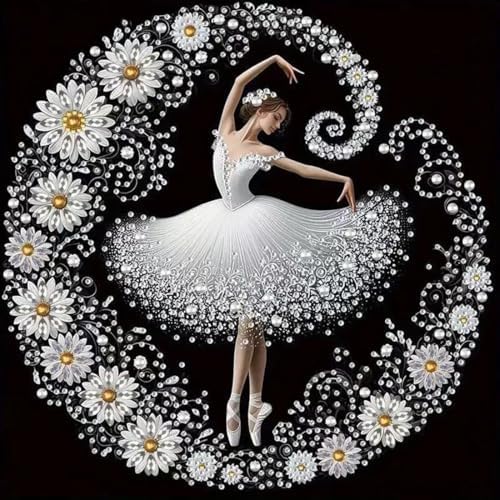 Elegant Dancer Diamond Art Kits for Adults,Diamond Painting Kits 12×12 inch by Unknown