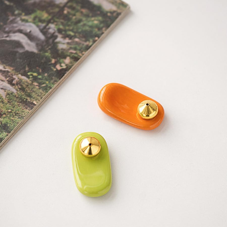 ARFUKA Incense Holder Ceramic Incense Stick Holder Incense Burner Waterdrop Design Insence Holder with Ash Catcher for Meditation Yoga Spa Room Décor Pack of 2 - Image 6