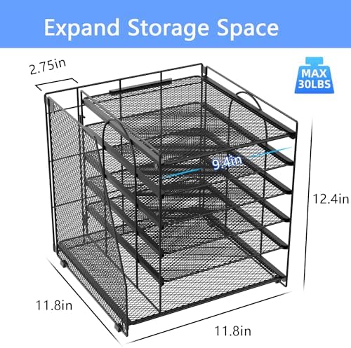 gianotter 6-Tier Paper Organizer With Magazine Holder - Image 4