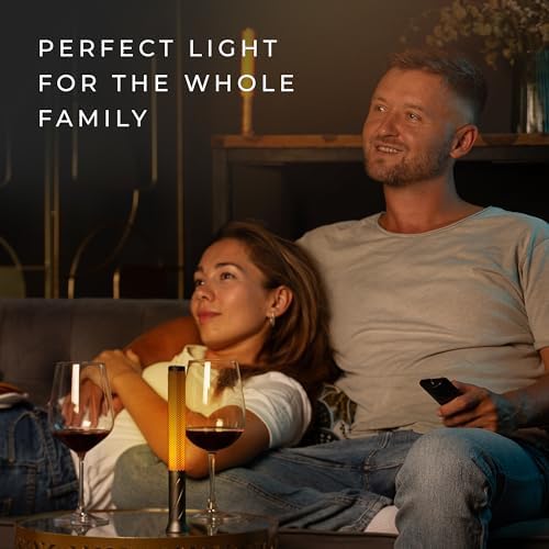 phonar Rechargeable Flameless Candle Lamp, Cordless Ambient Table Light for Bedroom, Romantic Dinner, Restaurant & Cozy Home Decor, Warm Dimmable LED Candlelight - Image 6