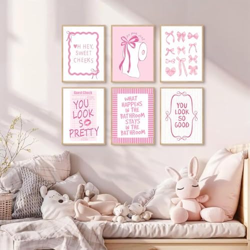 6pack pink bow Diamond Art Kits for Adult Diamond Painting Kit for Beginner - Image 2