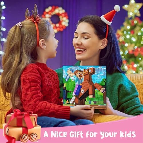 GQYCZZ 6 Pack Diamond Art Kits for Kids Aged 4-12, 6x6 in - Image 6