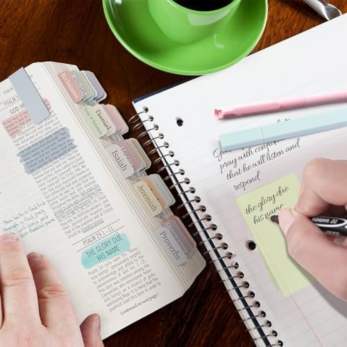XKDOUS 58 Bible Study Supplies Journaling Kit, Bible Highlighters, Khaki - Image 4