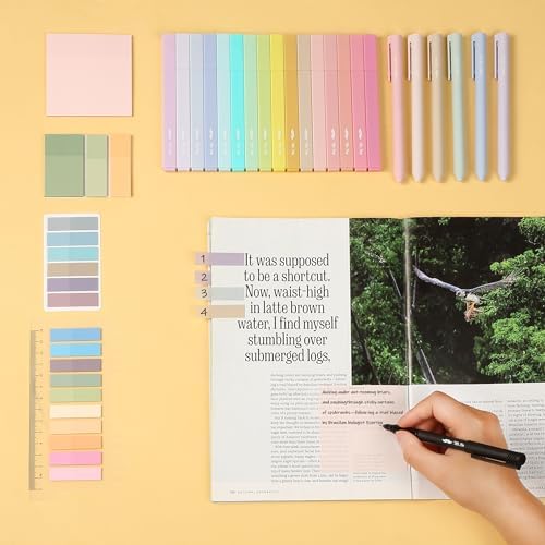 Mr. Pen- Aesthetic Book Annotation Kit, 16 No Bleed Aesthetic Highlighters - Image 5