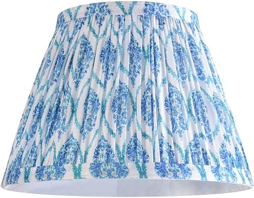 GO&SO Small Pleated Bell Lamp Shades Set of 2,5"×9"×6.4" Multicolor Shade - Image 2