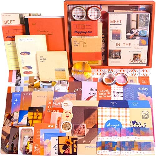 Scrapbooking Supplies Kit, Aesthetic Junk Journal Supplies, Scrapbook Kit by OFFIGIFT