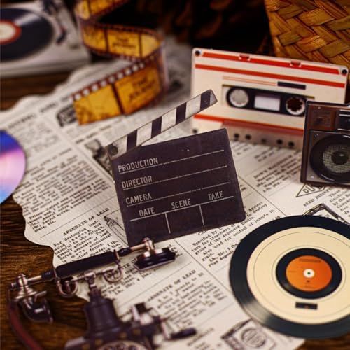 60 Pcs Vintage Media Stickers for Scrapbooking and Journaling - Image 6