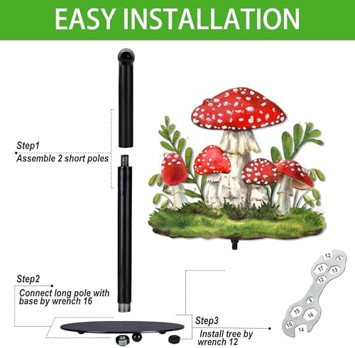 Mushroom Paper Towel Holder, Mushroom Decor for Countertop Cute Farmhouse Home Table, Housewarming Birthday Gifts for Farm - Image 5