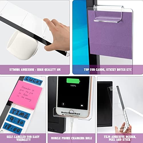 MDOZQ Office Desk Accessories 2pcs Sticky Note Holder Phone Holder - Image 4