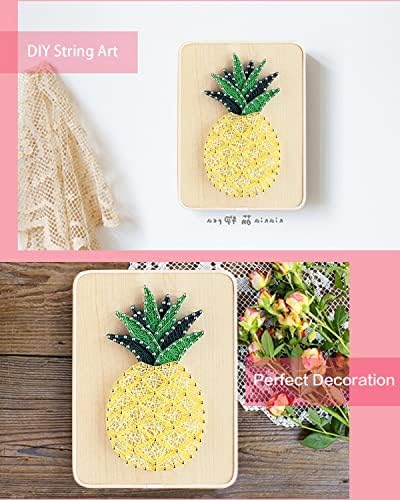 DIY String Art Kit for Beginner, DIY Pineapple Craft Kit,Unique Gift,Craft Kit for Holidays - Image 4