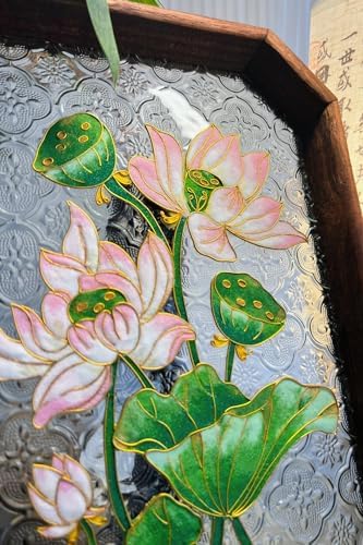 Cloisonne Filigree Enamel Paint by Numbers Kit, All in One with Tools, DIY Craft, Starter Set for Adults and Beginners, Easy Instructions, Hobby for Adults Teens Elderly Handmade Home Decor Gifts - Image 6