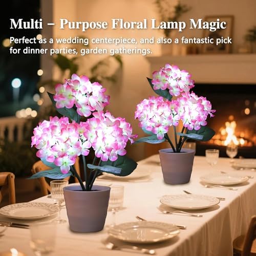 Pink Hydrangea Flower Decor for Christmas Mothers Day Birthday Gifts - Image 6