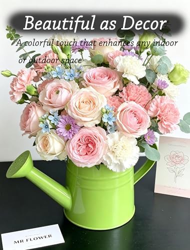Small Watering Can for Indoor Plants, Green, 1L - Image 2