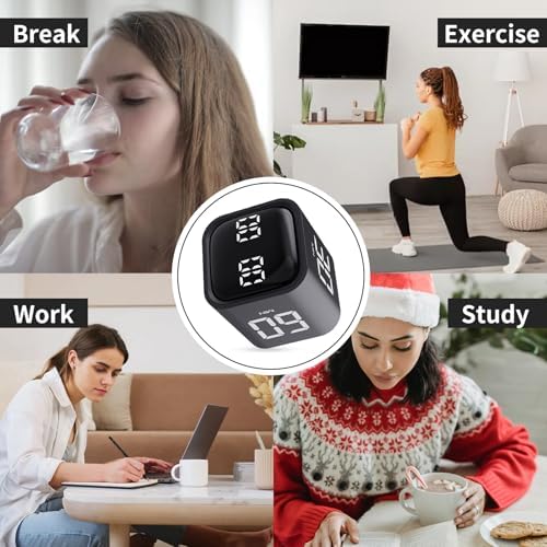LUCKY TIME Rotating Productivity Timer 5/10/30/60min, Flip Timer, ADHD Tool - Image 3