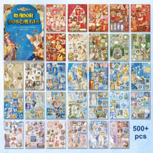 Vintage Sticker Book for Journaling Scrapbooking 500+ Antique Stickers - Image 3