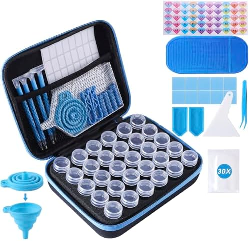 LYMUSUMI 30 Slots Diamond Art Storage Containers by LYMUSUMI