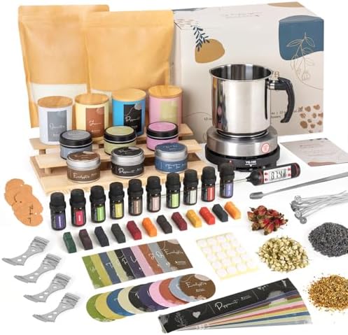 SAEUYVB Candle Making Kit for Adults,Candle Making Supplies with Wax Melter by SAEUYVB