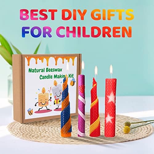 Nafziger 24 Pack 8x8 Inch Beeswax Sheets for Candle Making Kit Starter, Kids & Adults DIY Craft Gift - Image 6