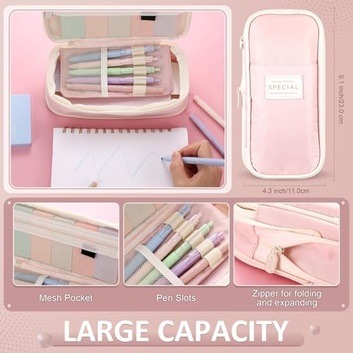 38pcs Aesthetic Office Supplies Kit, Macaron Color, Elegant - Image 4