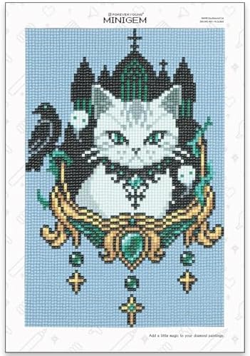 forever young Soulbound Cat Minigem Horror Diamond Painting Kits for Adults by FOREVERYOUNG