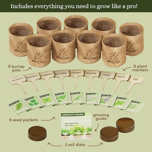 9 Herb Indoor Window Garden Kit - House Plants Seeds - Birthday Gifts - Image 4