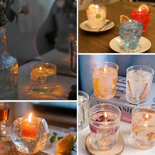 5LB Jelly Wax for DIY Candle Making, Soft & Elastic Crystal Clear Gel Wax for Candle Making & Decorative Accents & Handcraft Scente Candles. - Image 6