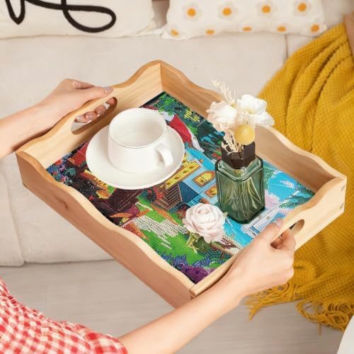 EWJRNSF Scenery Diamond Art Tray DIY Kit for Adults Gift Decor 12.2×16.1 in - Image 7