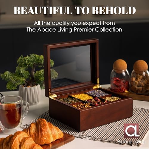 Tea Box - Luxury Wooden Tea Bag Organizer from The Apace Premier Collection - Image 5