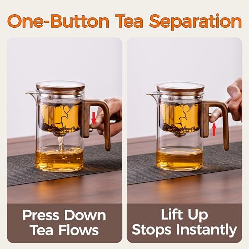 Enchanted Tea Pot with Tea Infuser, Loose Leaf Tea Steeper, 20 oz - Image 3