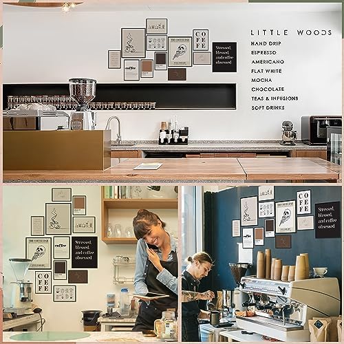 97 Decor Coffee Bar Decor, 12 Pcs Coffee Wall Art Prints, 8x10 Unframed - Image 4