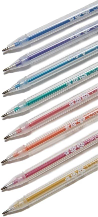 Disney Lilo and Stitch Gel Pen Set for Kids, 24 Pack with Glitter Gel Pens, Cute Pens for Girls and Boy