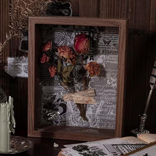 HOMICO 180 Pieces Vintage Black Scrapbooking Supplies Kit for Junk Journal - Image 4