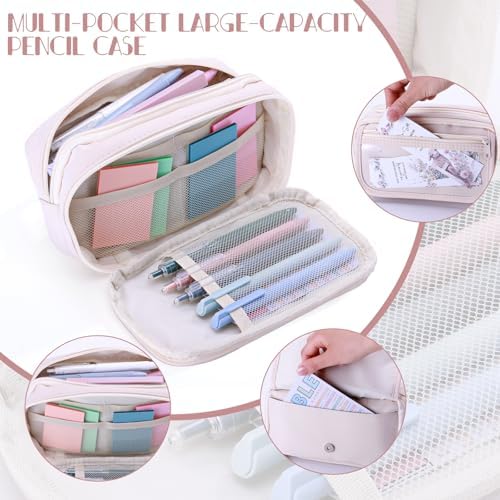 XKDOUS 40 Bible Study Kit, Journaling Supplies for Women with Case, Beige - Image 5