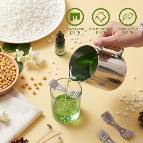 SAEUYVB 5 lbs Soy Candle Wax for Candle Making,Natural Soy Wax Pellets - Image 6